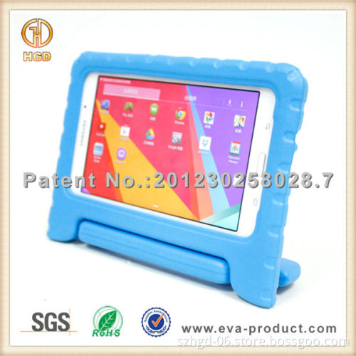 Handle stand safe kids eva foam tablet case for samsung sm-t230nu